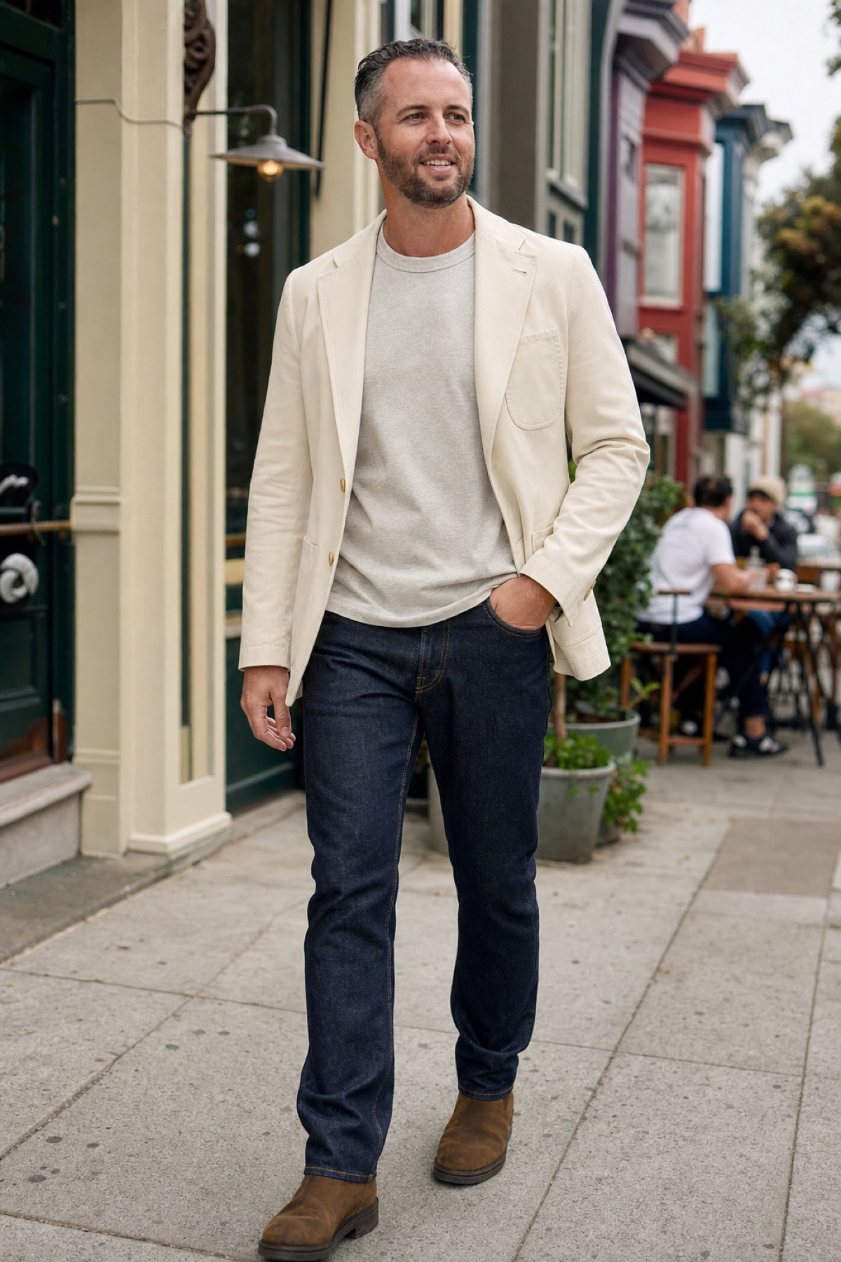 Buck Mason lookbook - Hayes Valley Fog Walk
